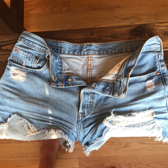 Reposh as 29 Levi’s cut offs. Super cute shorts just too big for me! - Picture 2 of 3